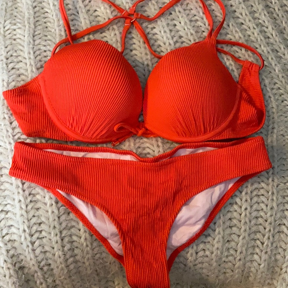 Bombshell Orange Bikini